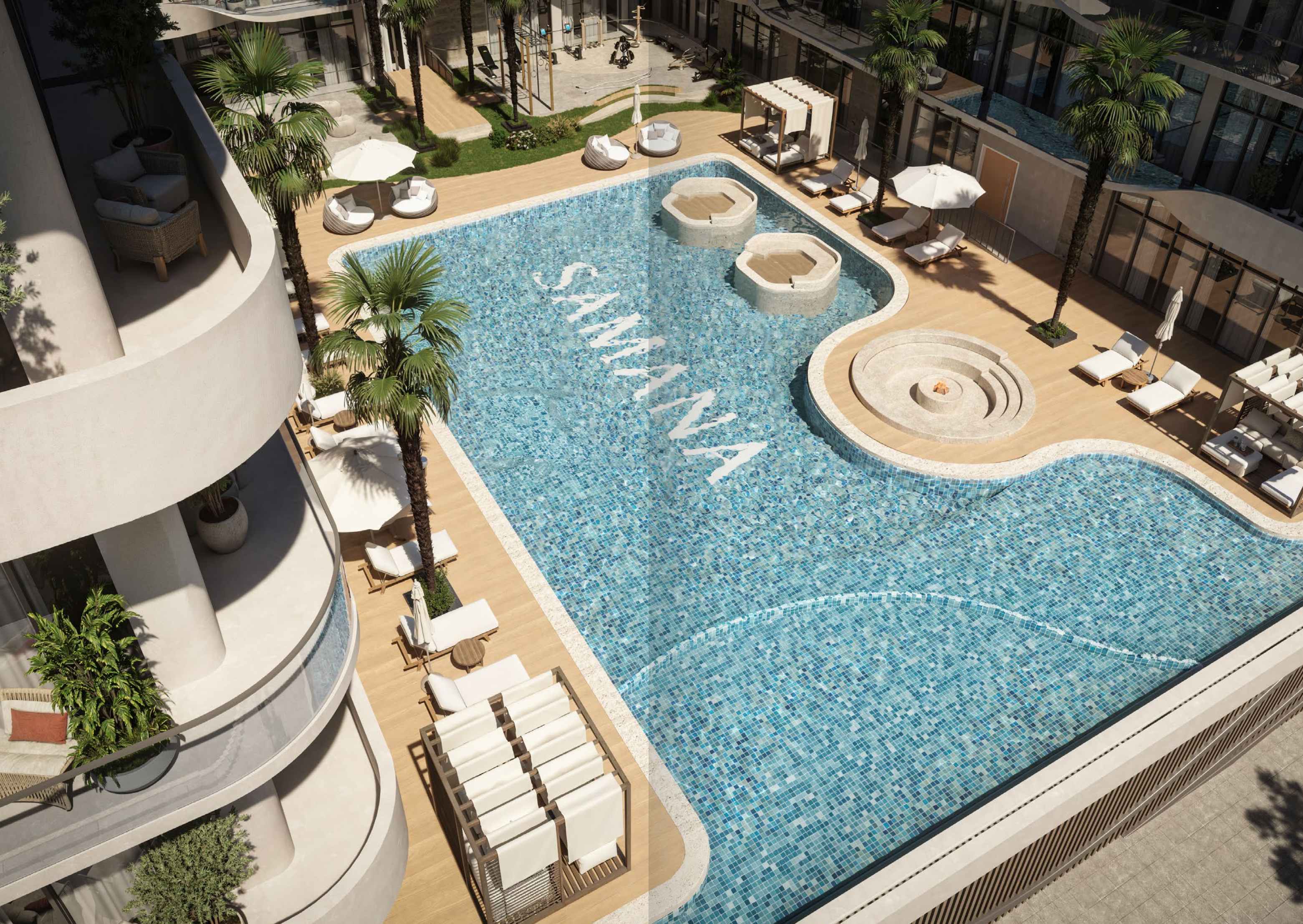 Samana pool area