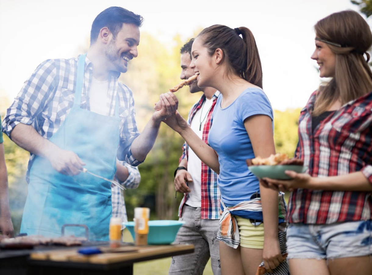 Community BBQ area